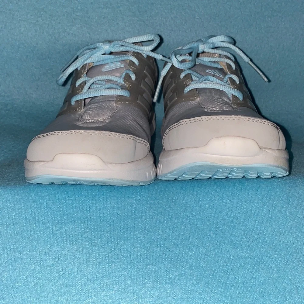ADIDAS Galaxy Elite 2 running shoes gray blue Supercloud soft comfy size 8.5